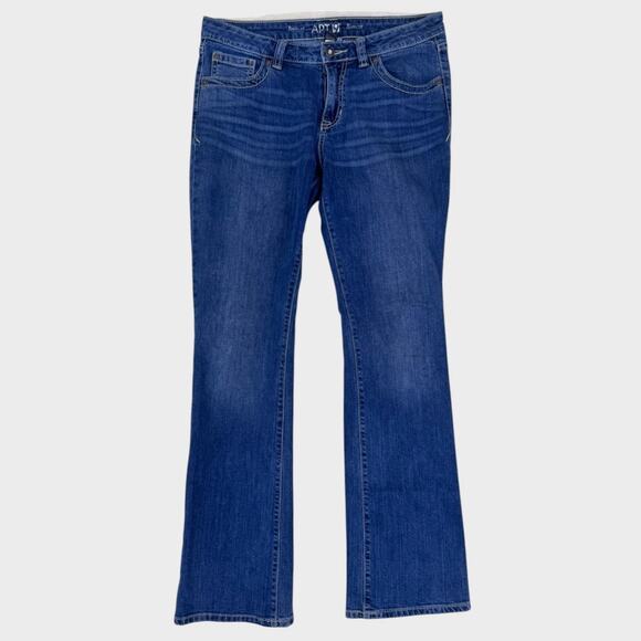 Apt. 9 Modern Bootcut Size 8 Blue Denim Jeans - Picture 1 of 8